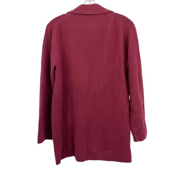 J. Crew Cecile Relaxed Sweater Blazer Knit Red - Women's Size Small - Picture 2 of 6